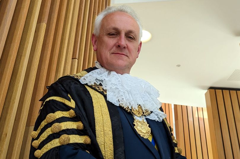 New Derby mayor Alan Graves