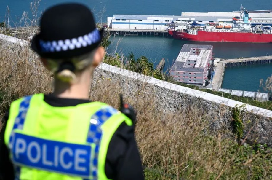 Bibby Stockholm barge migrants moved to Nottinghamshire