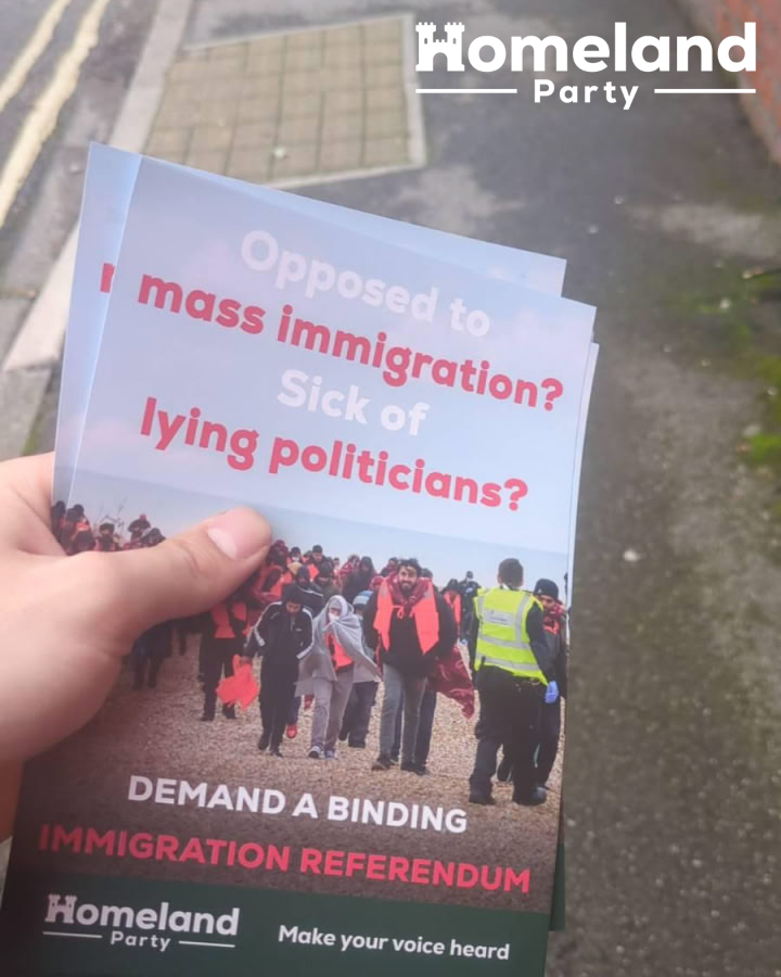 Leafleting in Cottingham